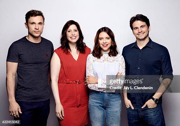 William Mosley, Vanessa Bayer, Bel Powley, and Jason Ritter, of the film "Carrie Pilby", pose for a portraits at the Toronto International Film...