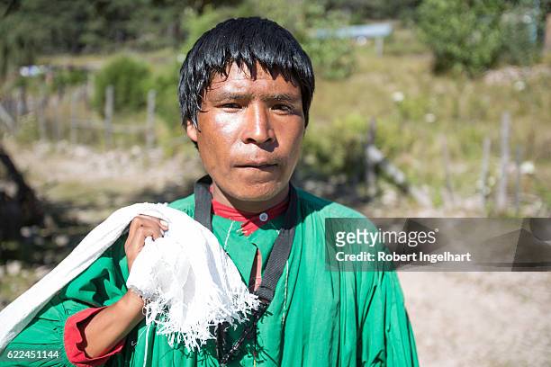 young tarahumara native american man - tarahumara stock pictures, royalty-free photos & images