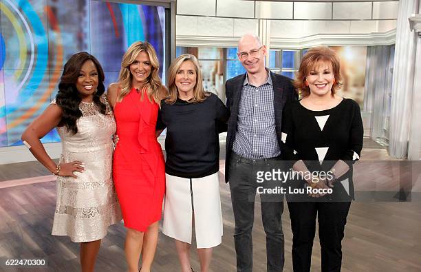 Original co-hosts Meredith Vieira, Star Jones and Debbie Matenopoulos joined Joy Behar at the Hot Topics Table today, Friday, November 11, 2016....