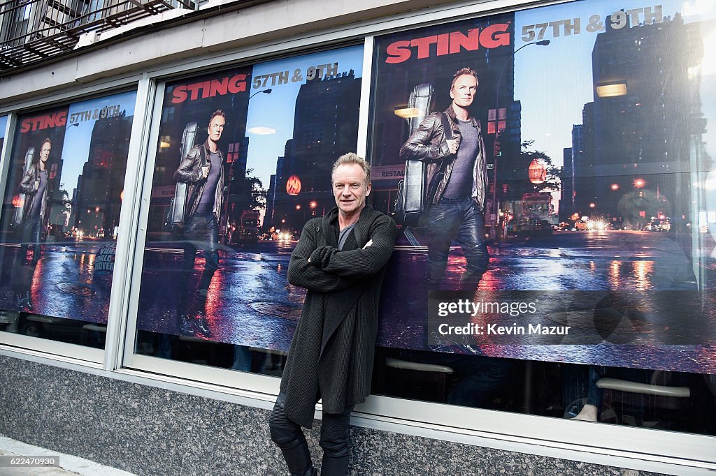 Sting Visits Morning Star Restaurant At 57th & 9th To Celebrate The Release Of His New Album