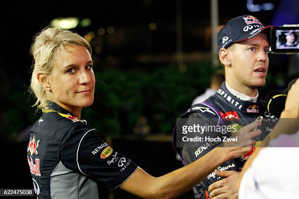 Formula One World Championship 2013, Grand Prix of Singapore, Britta Roeske , #1 Sebastian Vettel ,