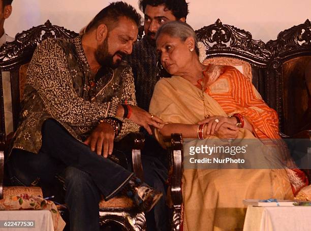 Indian actor Sanjay Dutt and Jaya Bachchan participated in the inauguration of the 22nd Kolkata International Film Festival in Kolkata , India on...