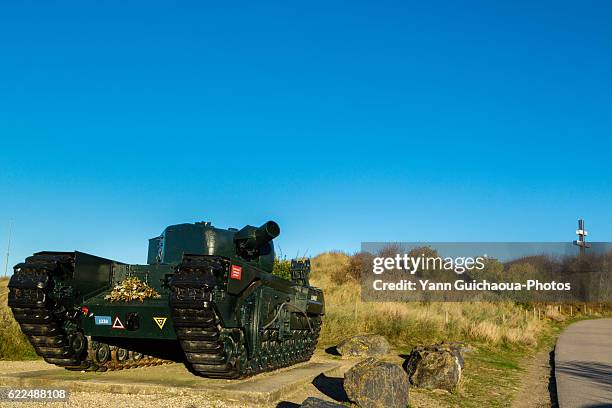 the d day,juno beach, graye sur mer, calvados, basse normandie, france - juno beach normandy stock-fotos und bilder