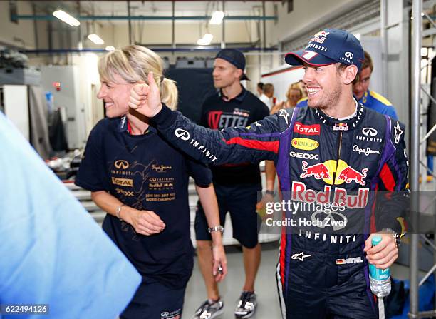 Formula One World Championship 2013, Grand Prix of India, Britta Roeske , #1 Sebastian Vettel ,