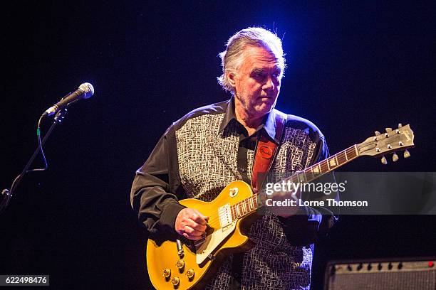 Brinsley Schwarz performs at the O2 Shepherd's Bush Empire on November 11, 2016 in London, England.