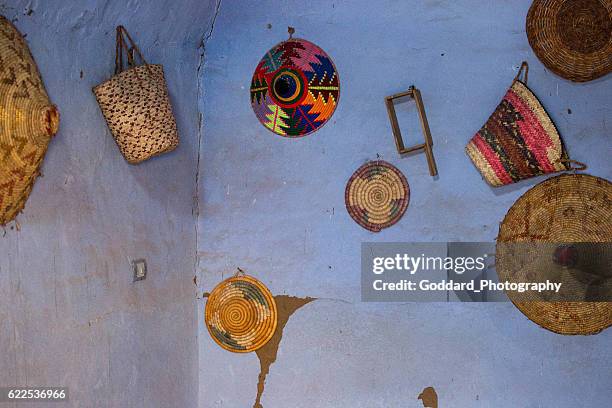 egypt: traditional nubian home - african woven baskets stock pictures, royalty-free photos & images