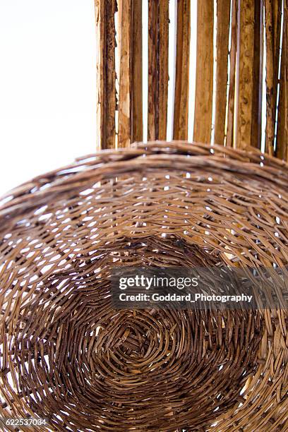 egypt: traditional nubian home - african woven baskets stock pictures, royalty-free photos & images