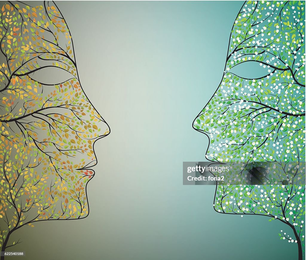 Two Different Graphics Two High-Res Vector Graphic - Getty Images
