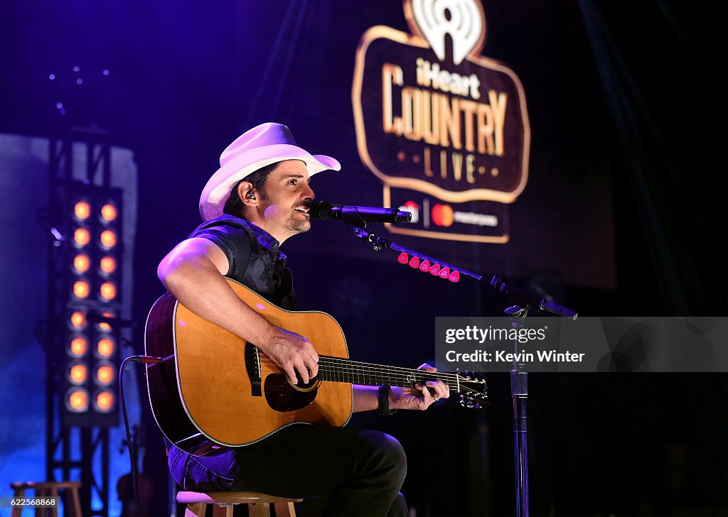 IHeartCountry Live With Brad Paisley Presented By Citi MasterPass