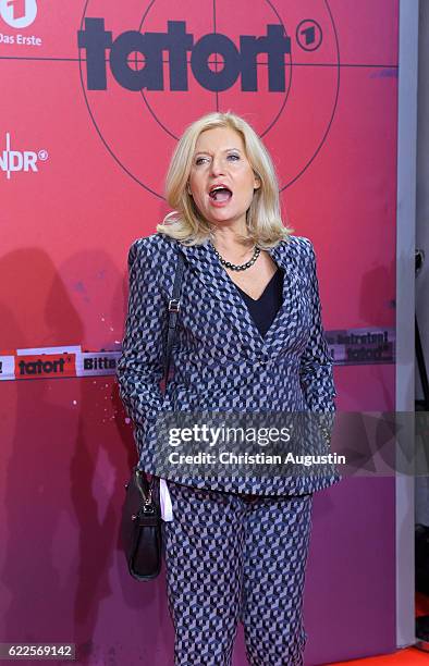 Sabine Postel attends celebration event of 1000 Episodes of the crime movie "Tatort" at Cinemaxx Dammtor on November 11, 2016 in Hamburg, Germany.