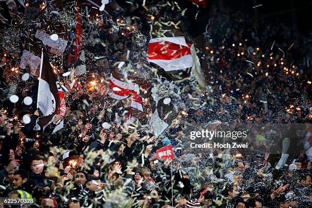 Hamburg, 20. Dezember 2013 - Fußball, 2. Bundesliga 2013/14, FC St. Pauli - Karlsruher SC: Fans des FC St. Pauli // © xim.gs, www.xim.gs,...