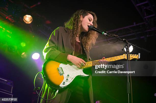 Naomi Hamilton of Jealous of The Birds performs onstage during the NI Music Awards at Mandela Hall on November 11, 2016 in Belfast, Northern Ireland.