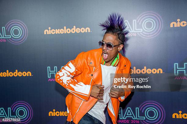 Nick Cannon hosts the Nickelodeon Halo Awards 2016 at Pier 36 on November 11, 2016 in New York City.