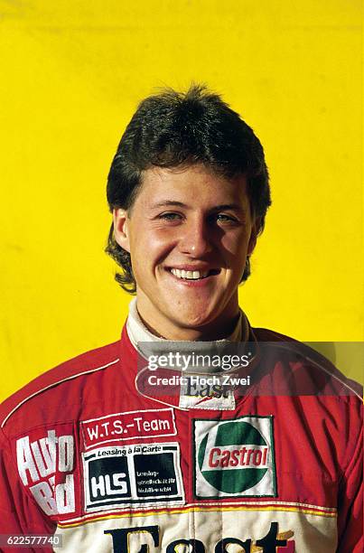 Formel 3 DM, 1990 Fotoshooting Michael Schumacher www.hoch-zwei.net , copyright: HOCH ZWEI / Ronco , parner02