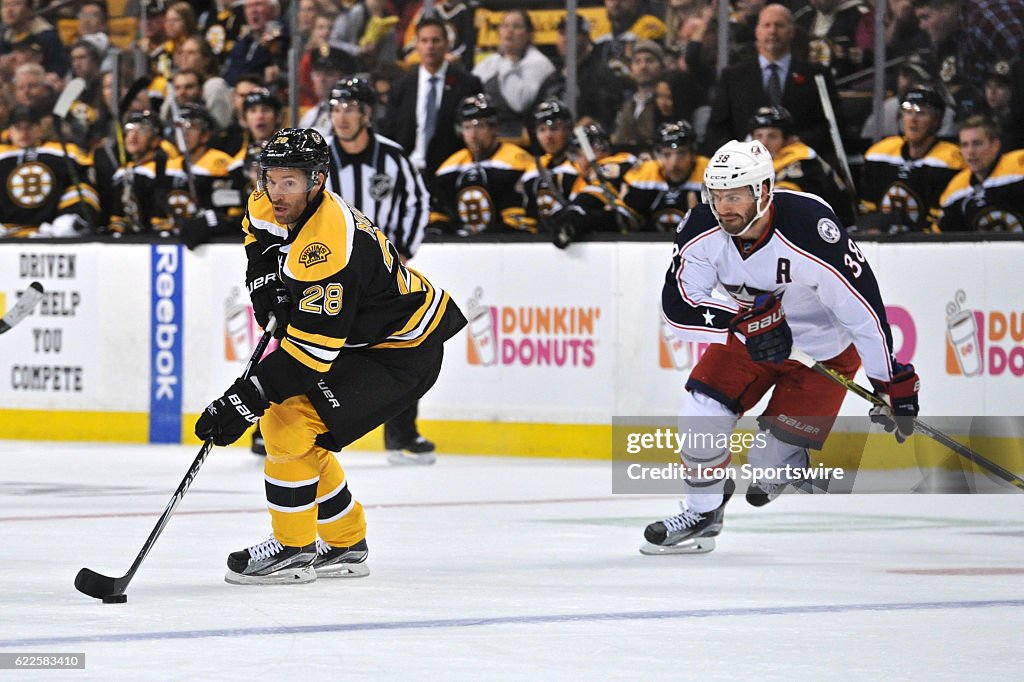 NHL: NOV 10 Blue Jackets at Bruins