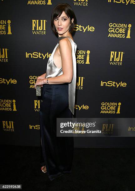 Mary Elizabeth Winstead arrives at the Hollywood Foreign Press Association And InStyle Celebrate The 2017 Golden Globe Award Season at Catch LA on...