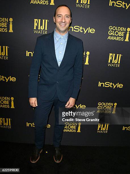 Tony Hale arrives at the Hollywood Foreign Press Association And InStyle Celebrate The 2017 Golden Globe Award Season at Catch LA on November 10,...