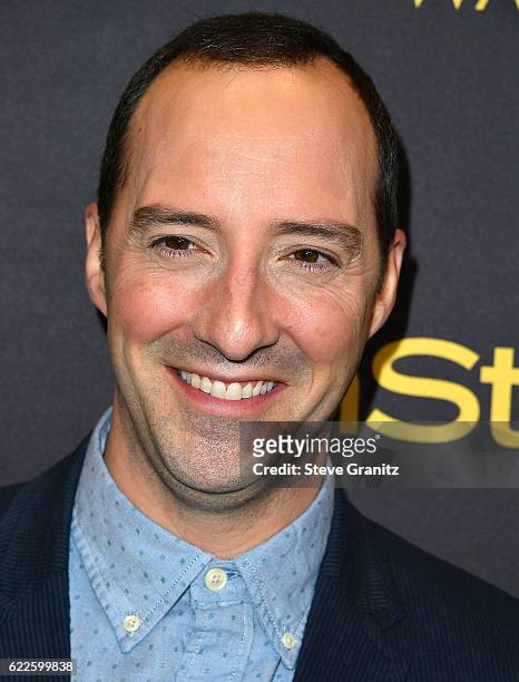 Tony Hale arrives at the Hollywood Foreign Press Association And InStyle Celebrate The 2017 Golden Globe Award Season at Catch LA on November 10,...