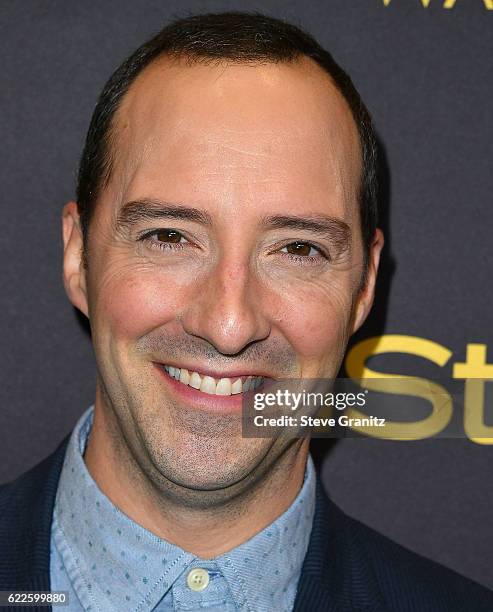 Tony Hale arrives at the Hollywood Foreign Press Association And InStyle Celebrate The 2017 Golden Globe Award Season at Catch LA on November 10,...