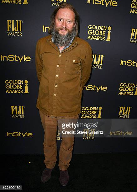 David Mackenzie arrives at the Hollywood Foreign Press Association And InStyle Celebrate The 2017 Golden Globe Award Season at Catch LA on November...