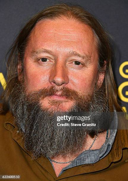 David Mackenzie arrives at the Hollywood Foreign Press Association And InStyle Celebrate The 2017 Golden Globe Award Season at Catch LA on November...