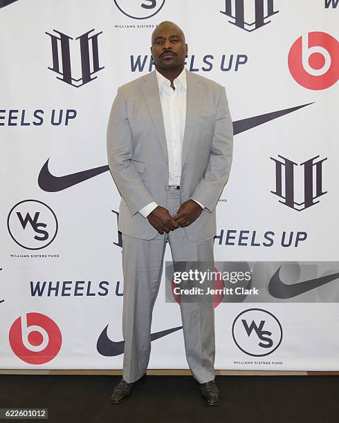 Retired NFL Player Marcellus Wiley attends Healthy Compton Festival Kickoff VIP Reception on November 11, 2016 in Compton, California.