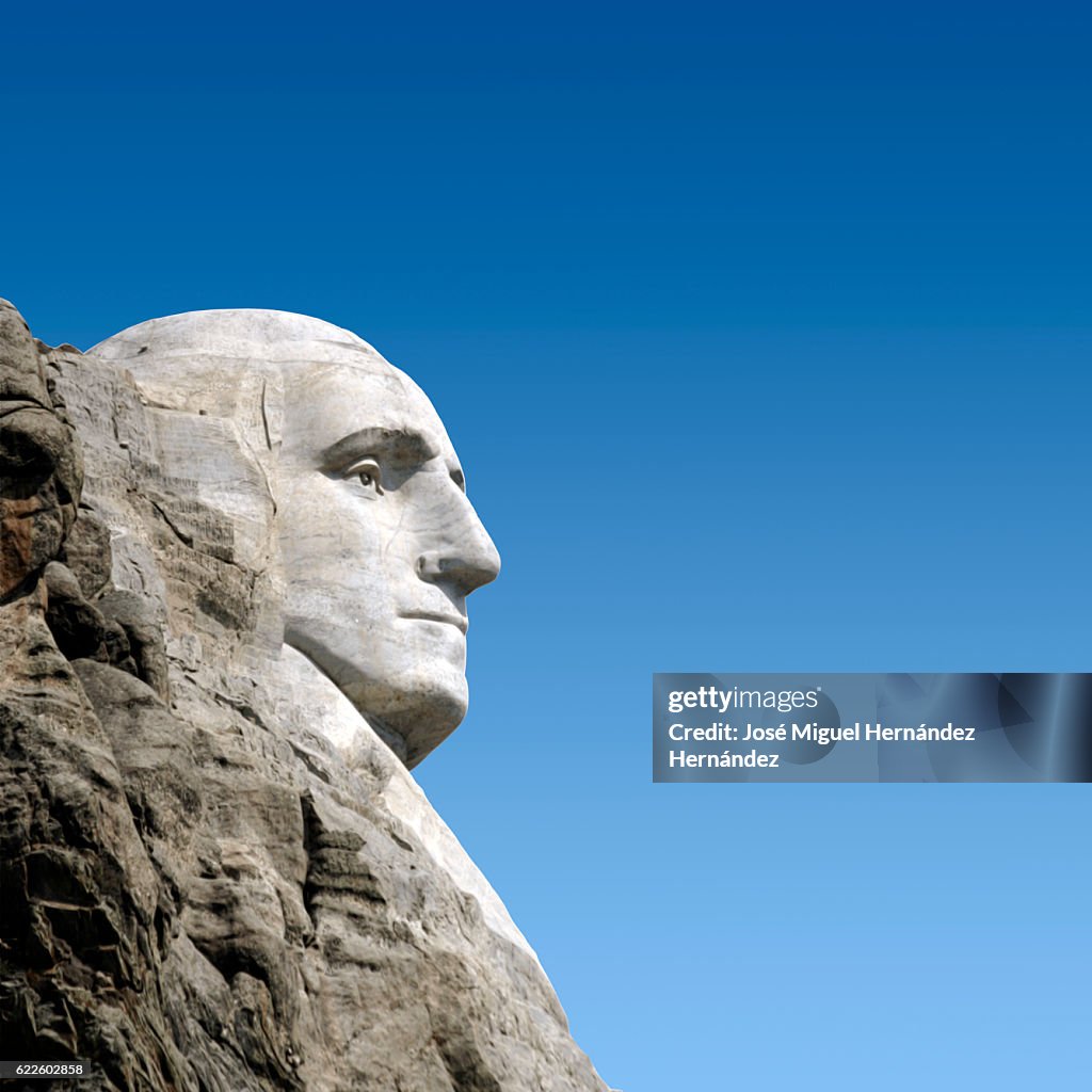 George Washington Mt. Rushmore National Memorial Illustration