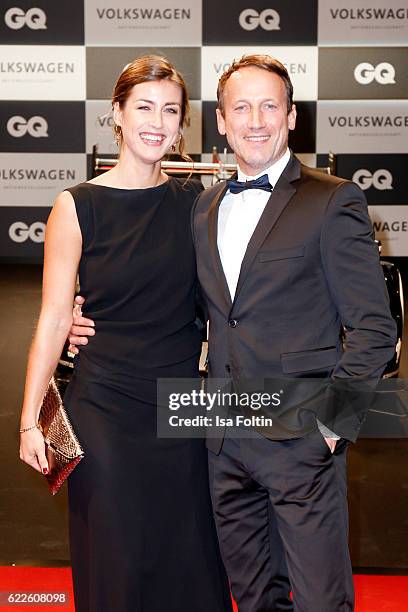 German actor Wotan Wilke Moehring and guest attend the GQ Men of the year Award 2016 at Komische Oper on November 10, 2016 in Berlin, Germany.