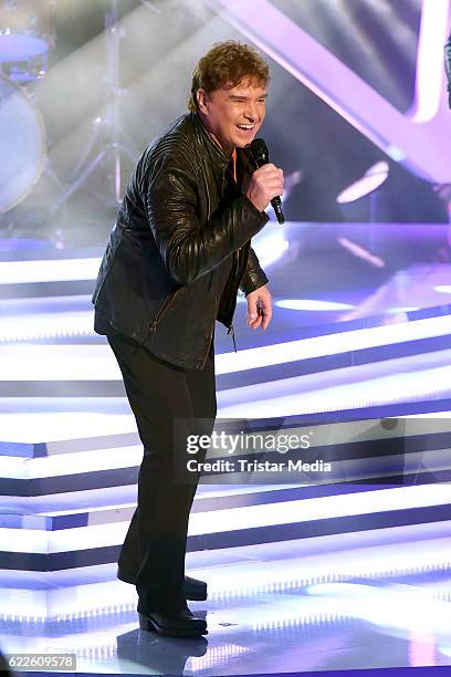 Frank Schoebel during the 'Die Schlager des Jahres' on November 11, 2016 in Suhl, Germany.