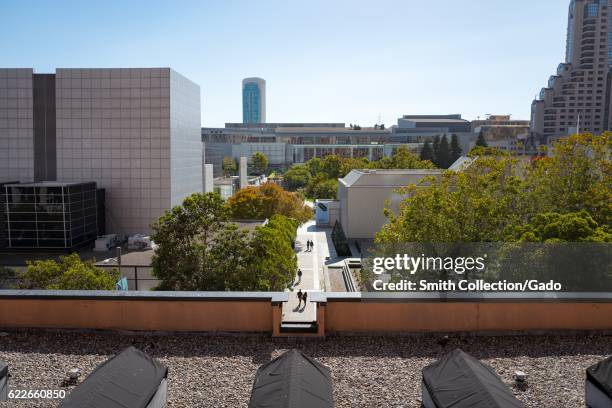 Portion of the city as seen from the rooftop of the Museum of Modern Art, San Francisco, California, September 4, 2016. .