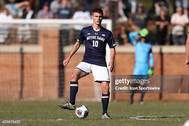 Notre Dame's Brandon Aubrey. The Wake Forest University Demon Deacons hosted the University of Notre Dame Fighting Irish on November 6 at Spry...