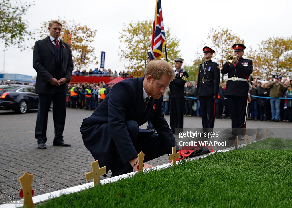 Prince Harry Attends England vs South Africa - International Match