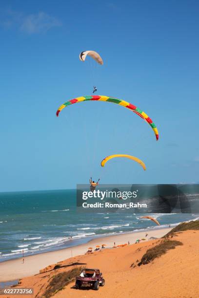 canoa quebrada, ceará, brazil - canoa quebrada stock pictures, royalty-free photos & images