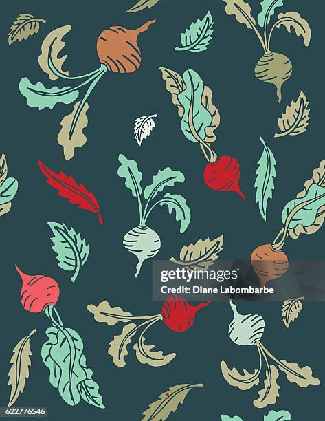 linoblock-druck von altmodischem gemüse - linolschnitt stock-grafiken, -clipart, -cartoons und -symbole