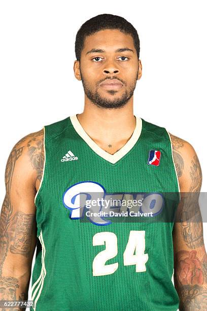 Chane Behanan of the Reno Bighorns poses for a head shot on NBA D-League media day at the Reno Events Center on November 9, 2016 in Reno, Nevada....