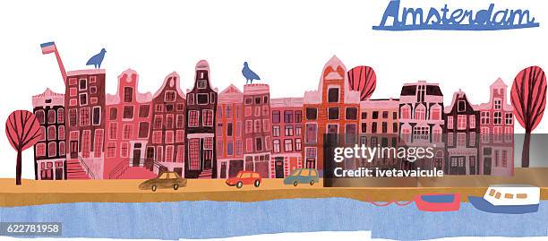amsterdam - amsterdam stock illustrations