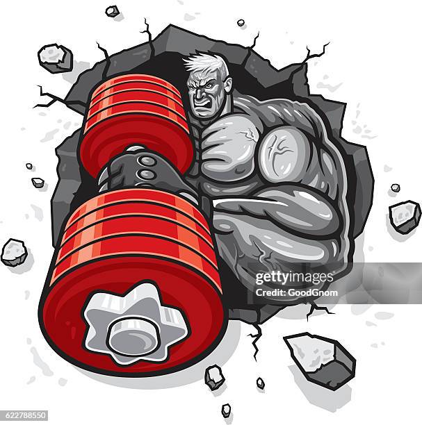 singer  - bodybuilding furious stock-grafiken, -clipart, -cartoons und -symbole