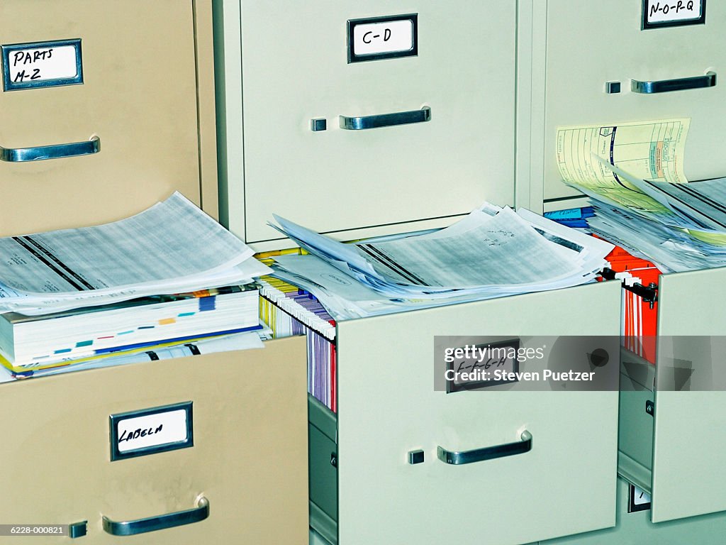 Paperwork and File Cabinets