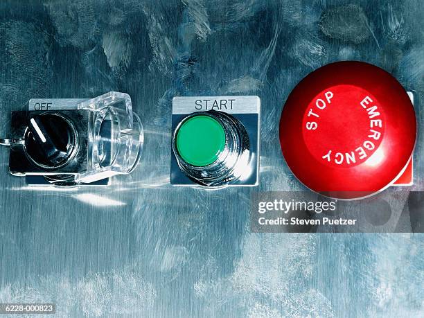 push buttons in factory - stop single word stock pictures, royalty-free photos & images