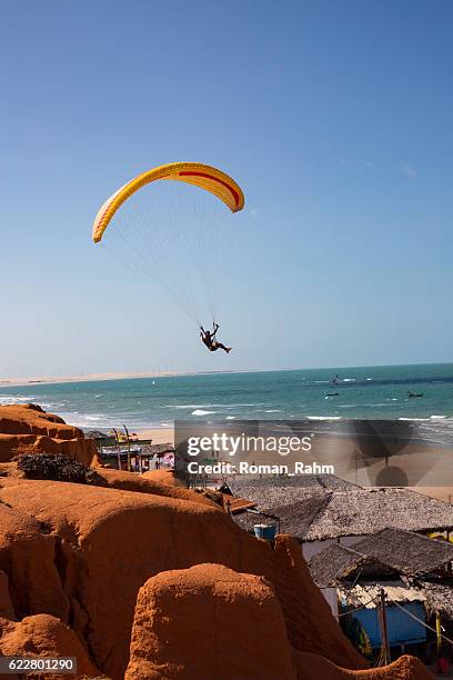 canoa quebrada, ceará, brazil - fortaleza stad fortaleza stockfoto's en -beelden
