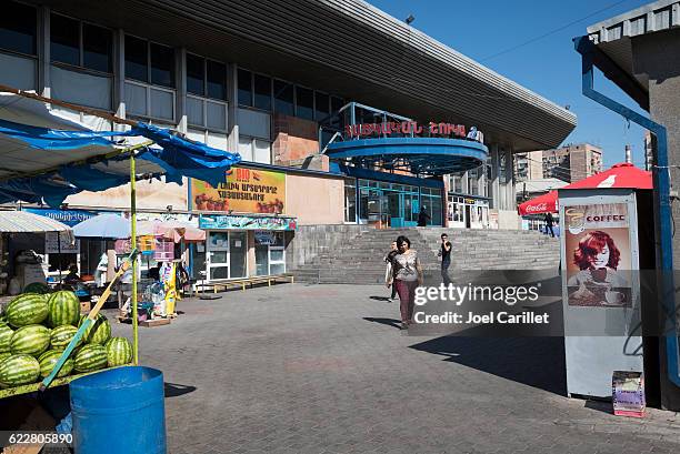 market in yerevan, armenia - the capital of the armenian city stock pictures, royalty-free photos & images