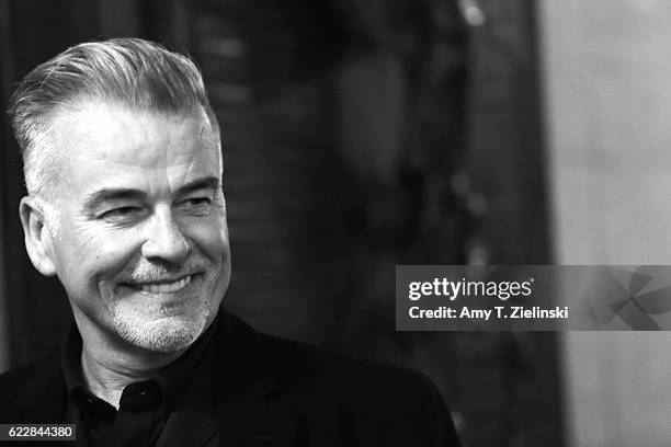 Actor Ian Buchanan who portrayed Dick Tremayne on 'Twin Peaks' poses with fans during the Twin Peaks UK Festival 2016 at Hornsey Town Hall Arts...