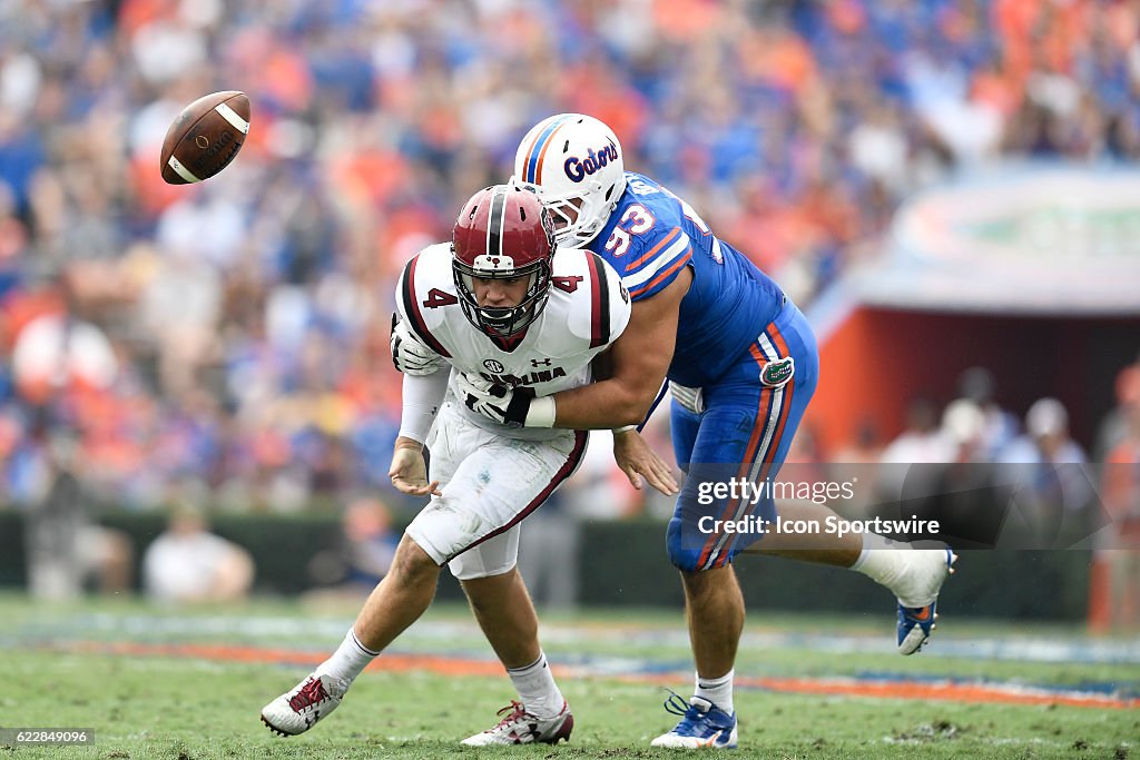 NCAA FOOTBALL: NOV 12 South Carolina at Florida