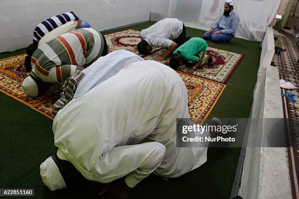 Muslims of various nationalities living in Brazil make their weekly prayers. A small mosque in Recife, northeastern Brazil, receives Muslim...