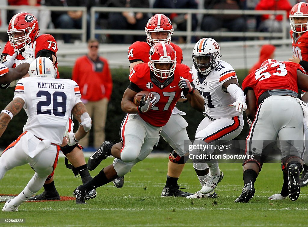 NCAA FOOTBALL: NOV 12 Auburn at Georgia