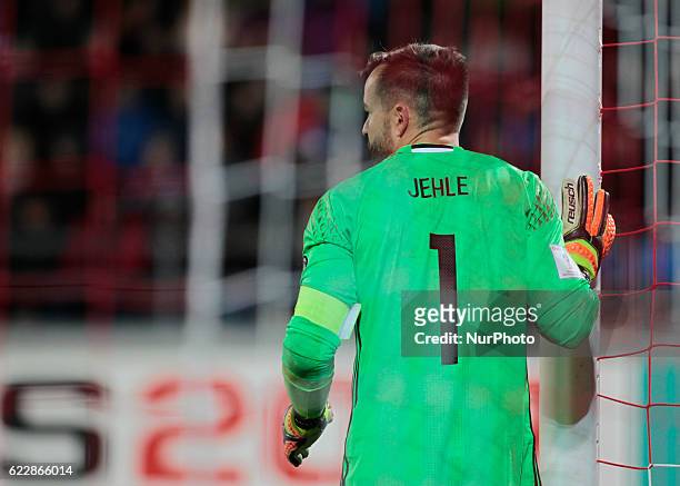 Peter Jehle during the match to qualify for the Football World Cup 2018 between Liechtenstein v Italia, in Vaduz, on November 12, 2016.