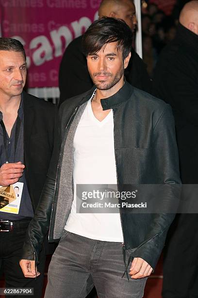 Singer Enrique Iglesias attends the 18th NRJ Music Awards at Palais des Festivals on November 12, 2016 in Cannes, France.