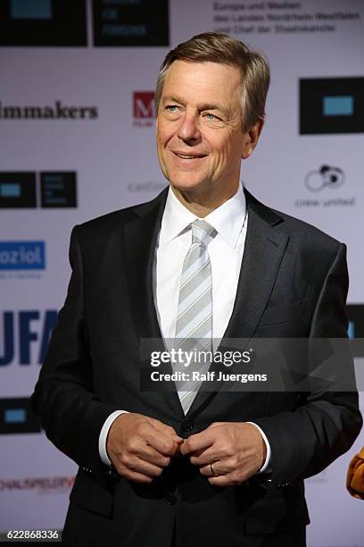 Claus Kleber attends the German television award by the Deutsche Akademie fuer Fernsehen at Museum Ludwig on November 12, 2016 in Cologne, Germany.