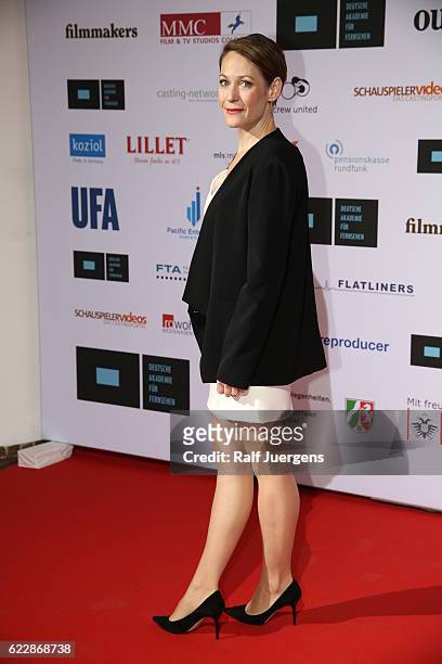 Stephanie Japp attends the German television award by the Deutsche Akademie fuer Fernsehen at Museum Ludwig on November 12, 2016 in Cologne, Germany.