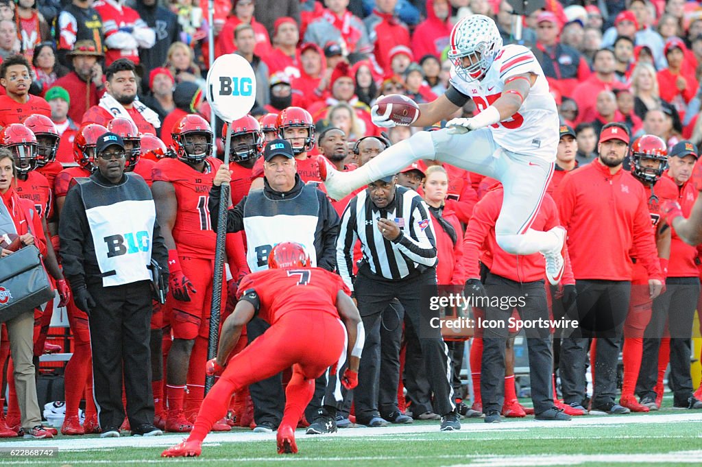 NCAA FOOTBALL: NOV 12 Ohio State at Maryland